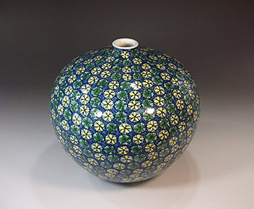 極美品 藤井錦彩（ふじい きんさい）有田焼 小花文様飾り 花瓶 伊万里・鍋島 Amazon.co.jp: 有田焼・伊万里焼の陶器花瓶・色鍋島文様｜贈答品